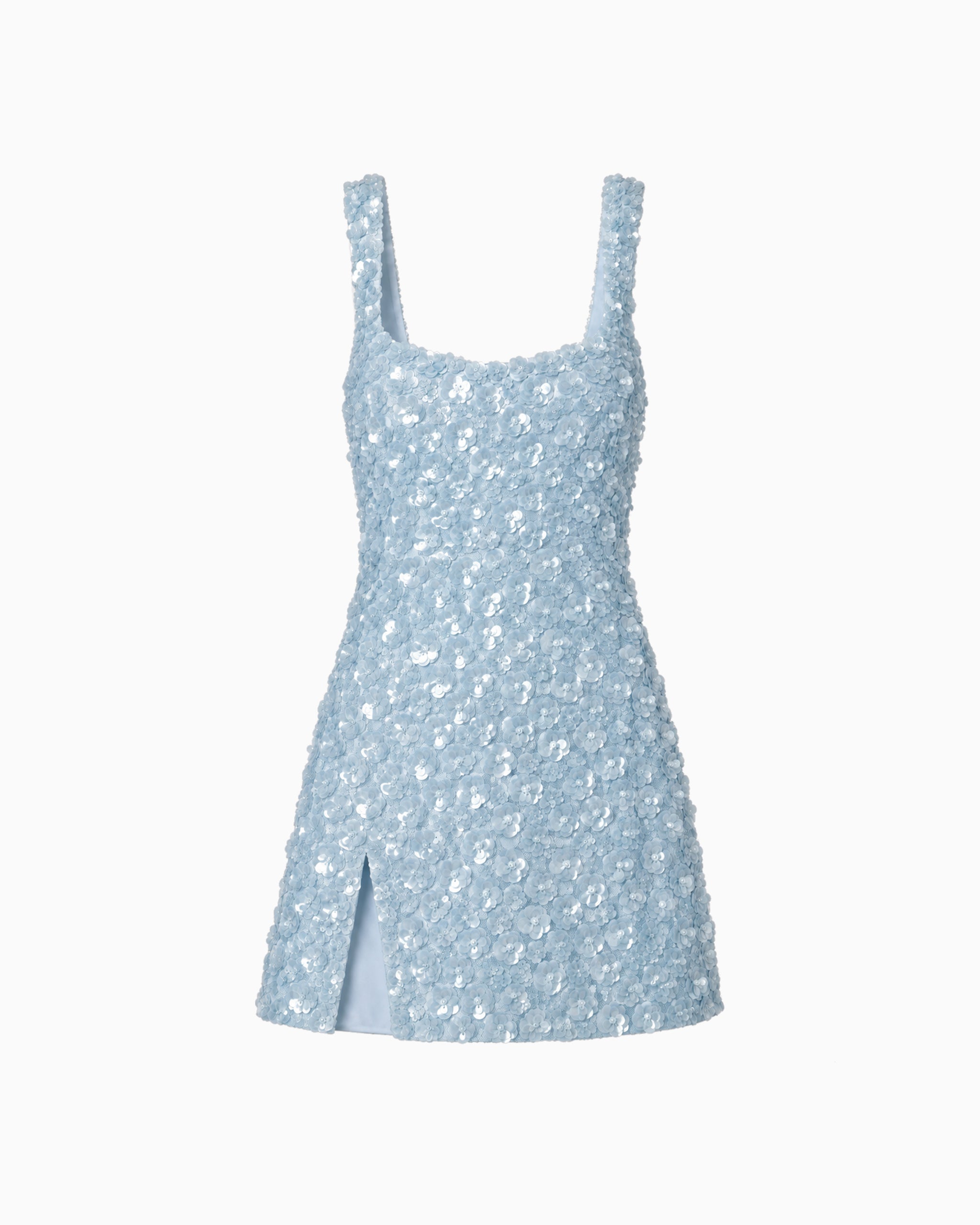 Vestido Paetê Floral