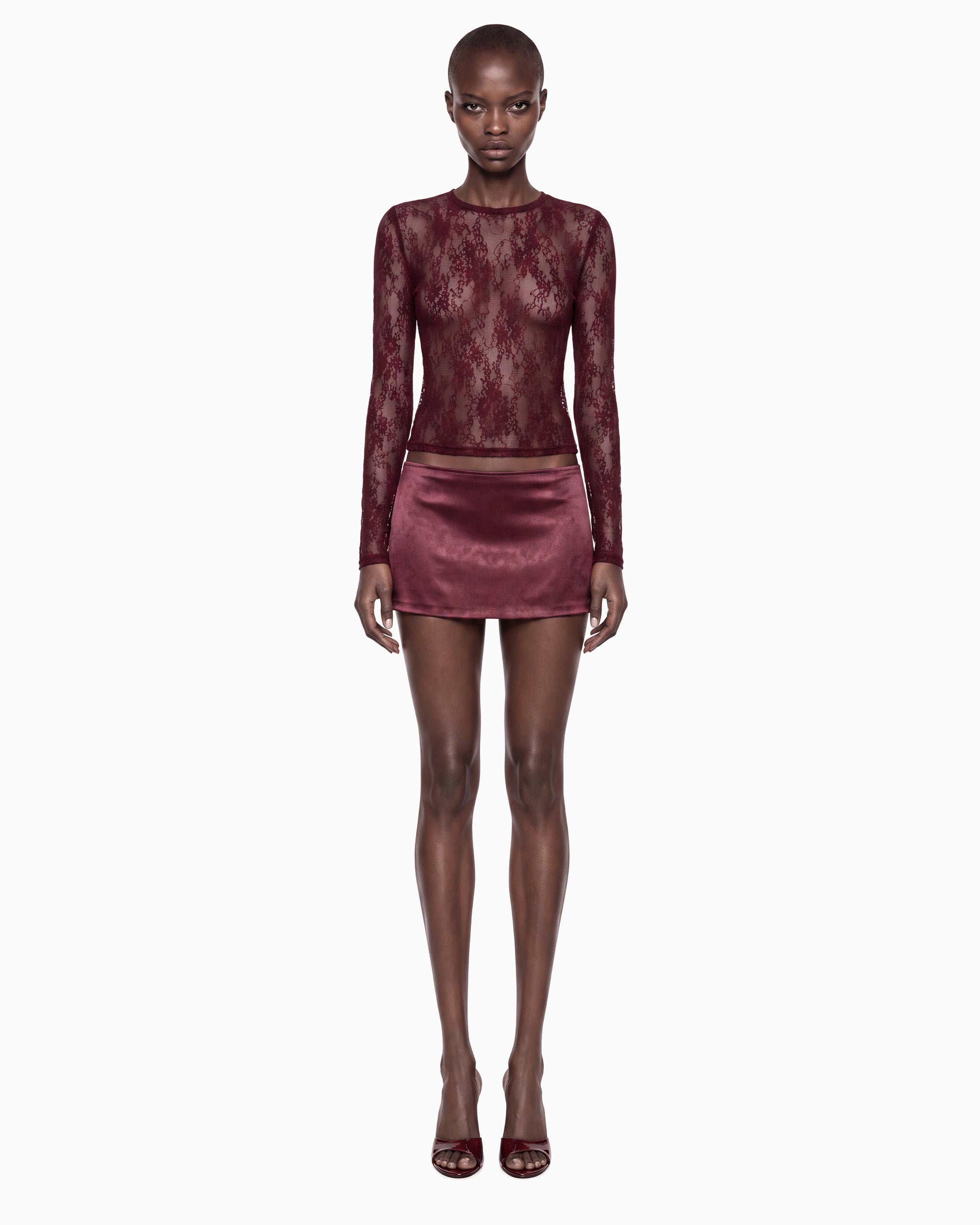 Blusa Manga Longa Renda haze