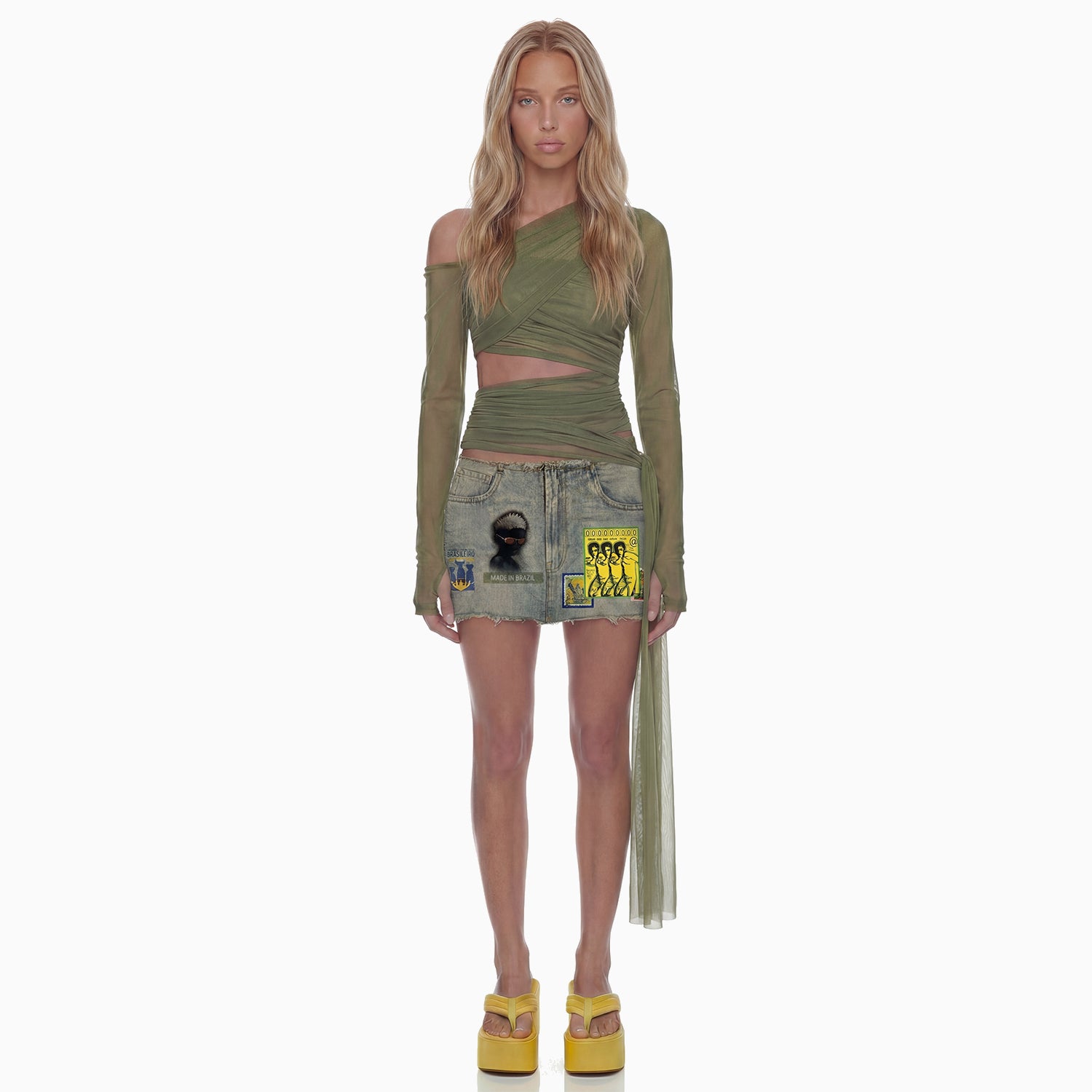 Blusa Tule Hexa