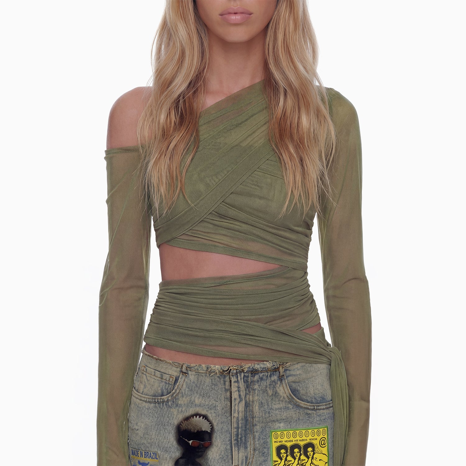 Blusa Tule Hexa