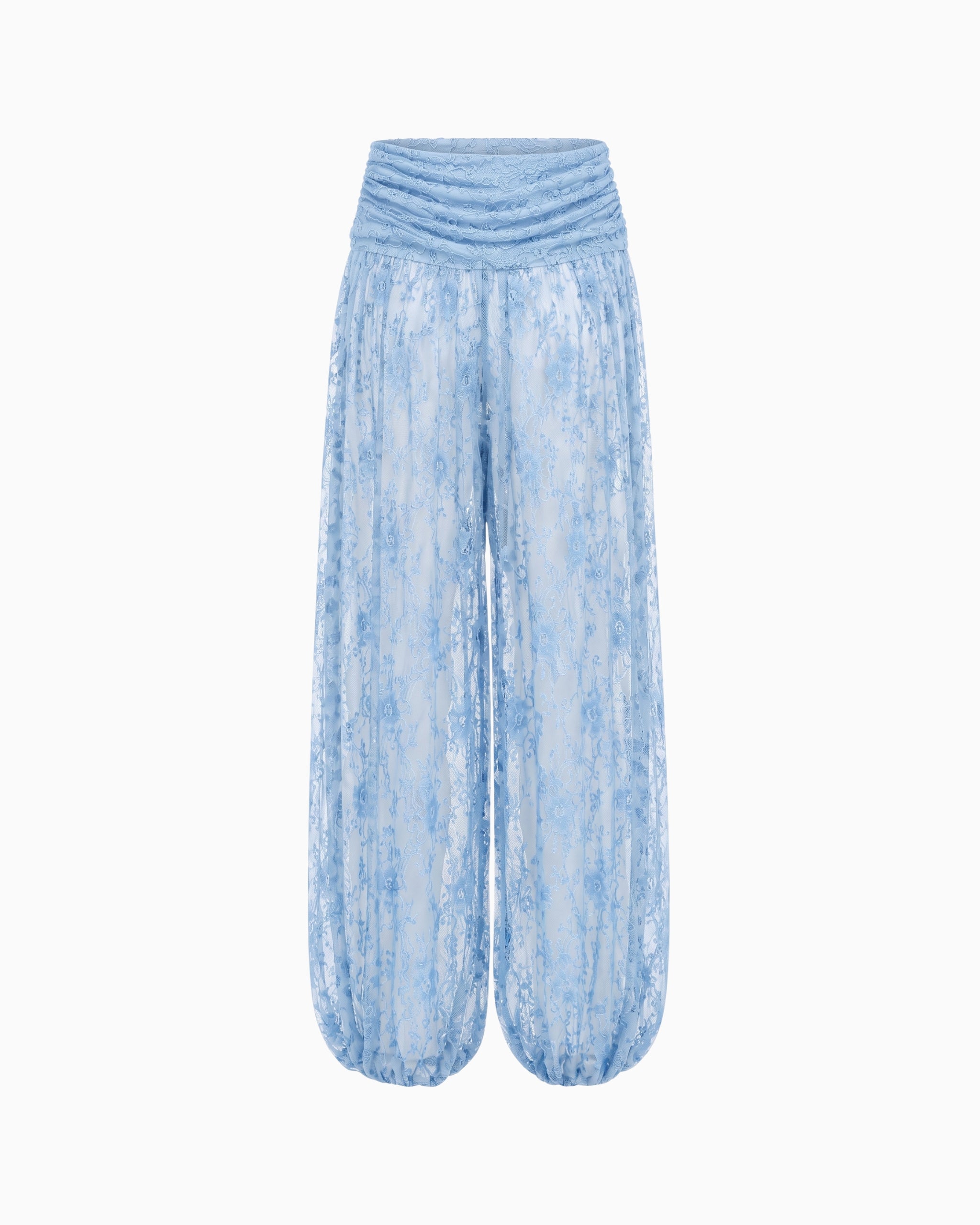 Calça Aladim Pala Drapeada Renda haze