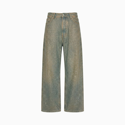 Calça Jeans Strass