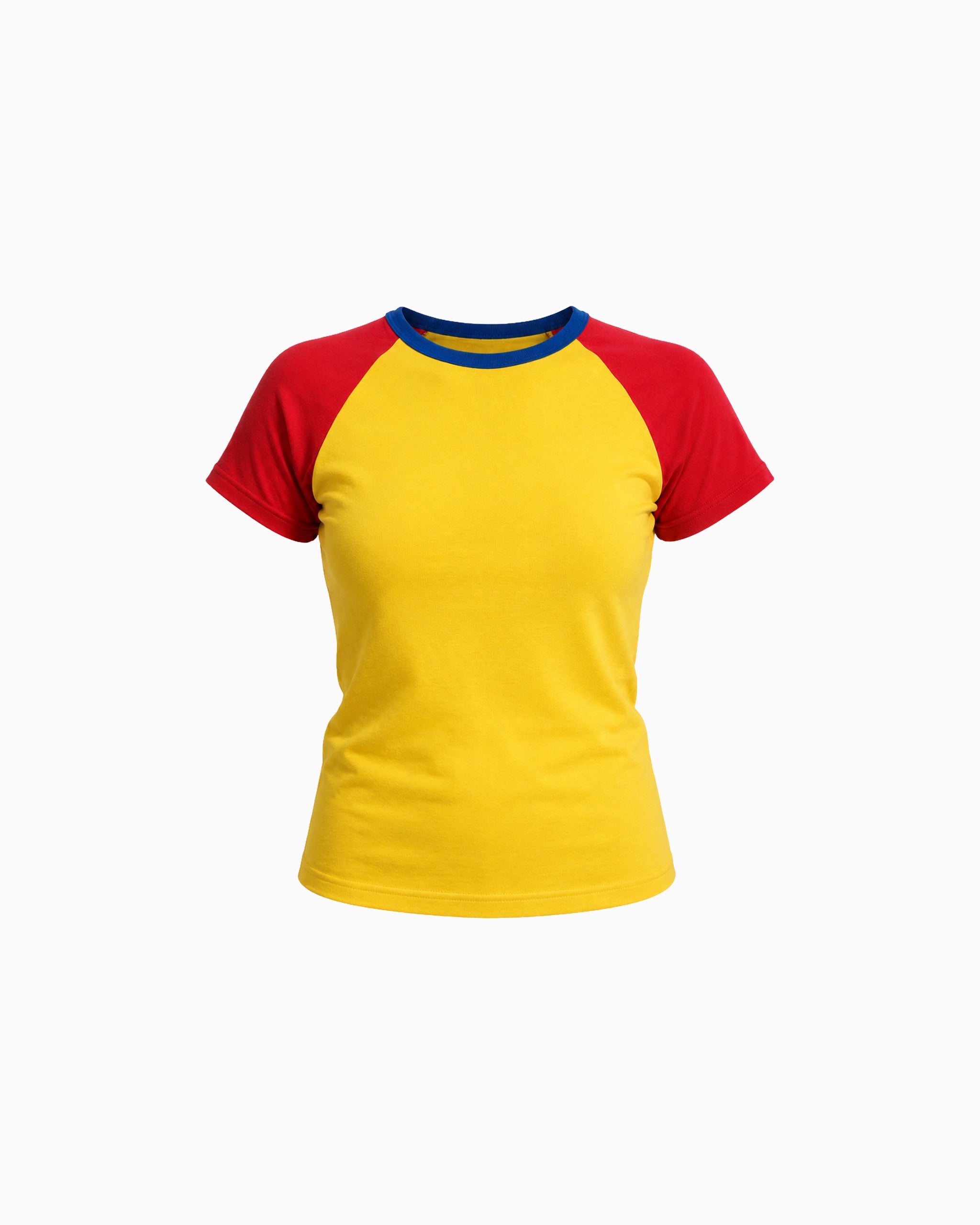 Camiseta Raglan Cores Primárias