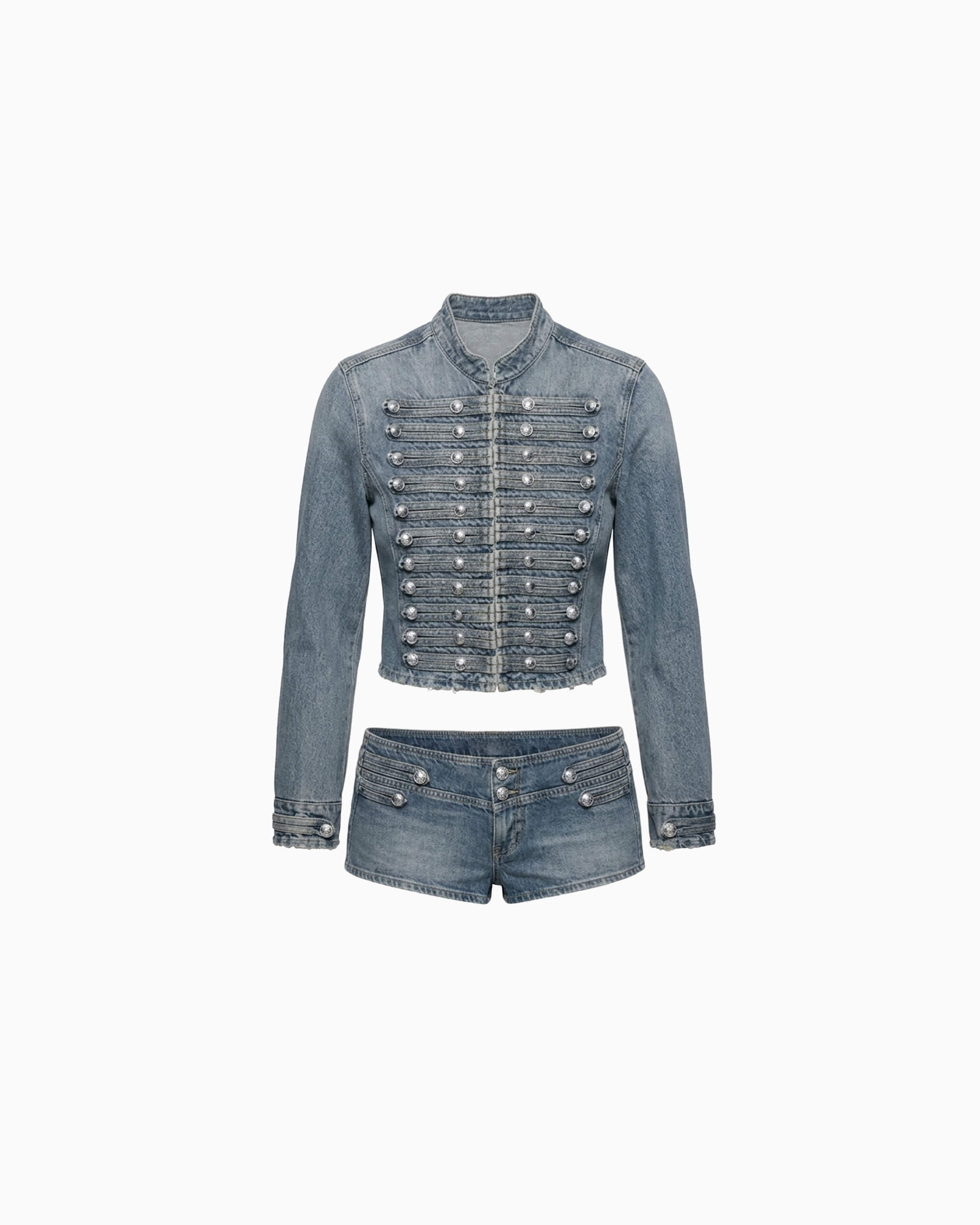 Conjunto Jeans Alamares