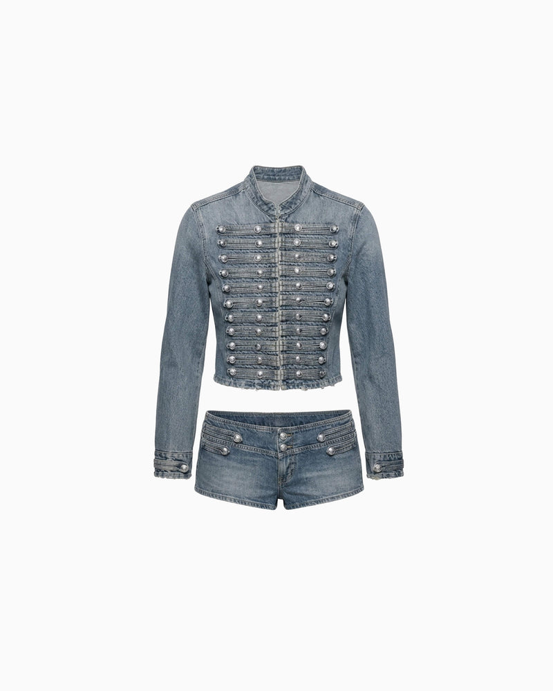 Conjunto Jeans Alamares