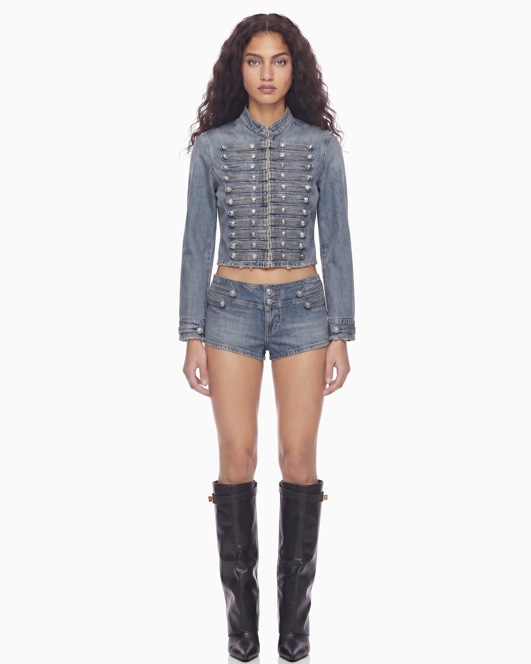 Conjunto Jeans Alamares