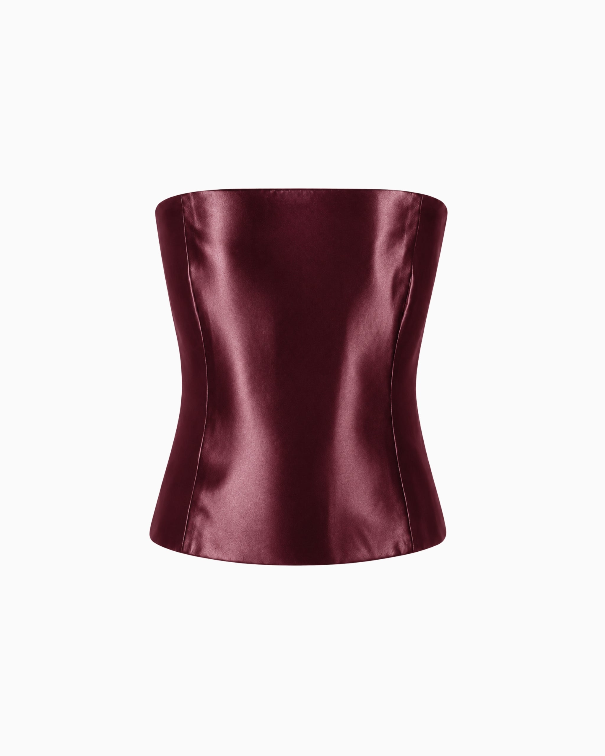 Corset Decote Reto Crepe Ivo