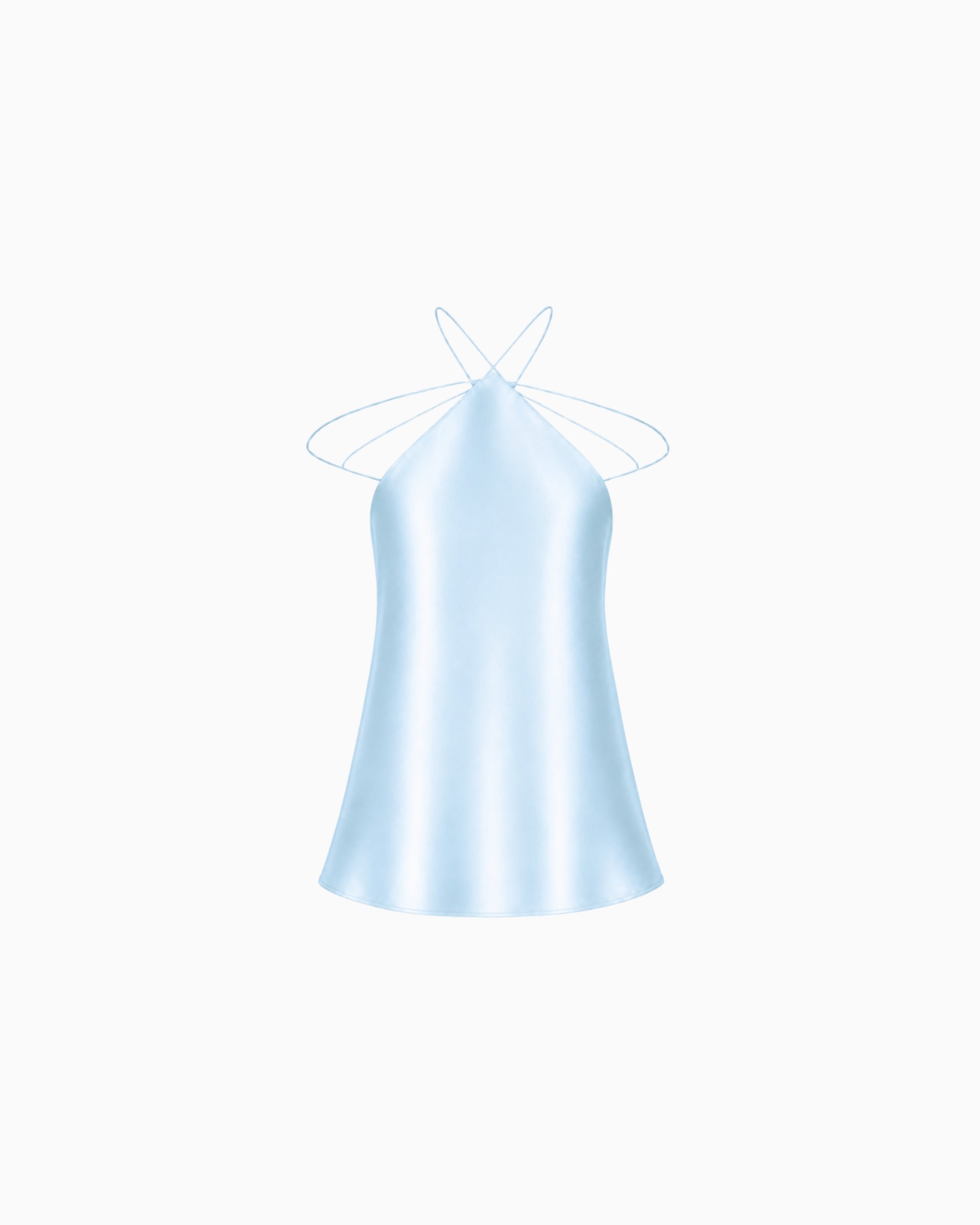 Top Tiras Cruzadas Crepe ivo
