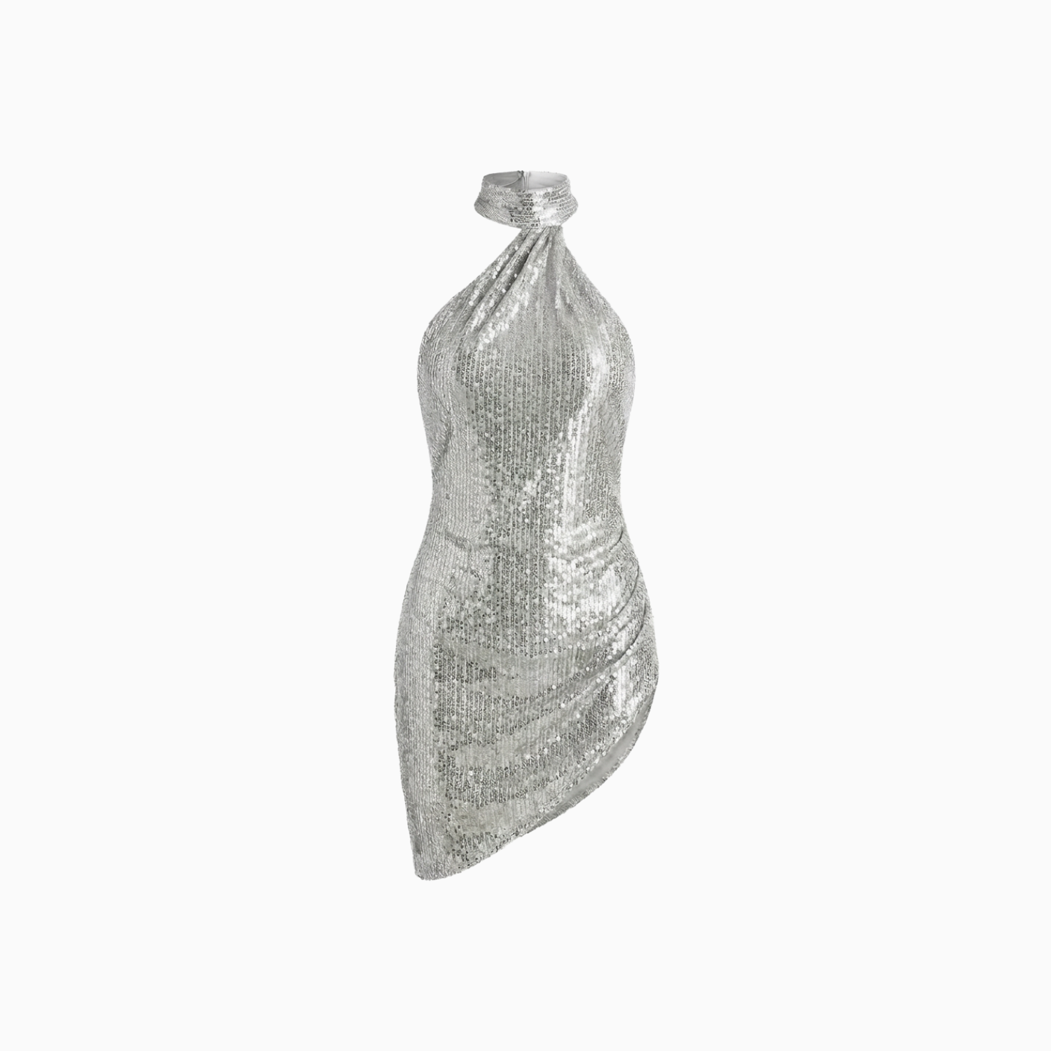 Vestido Assimétrico Paetê Aura