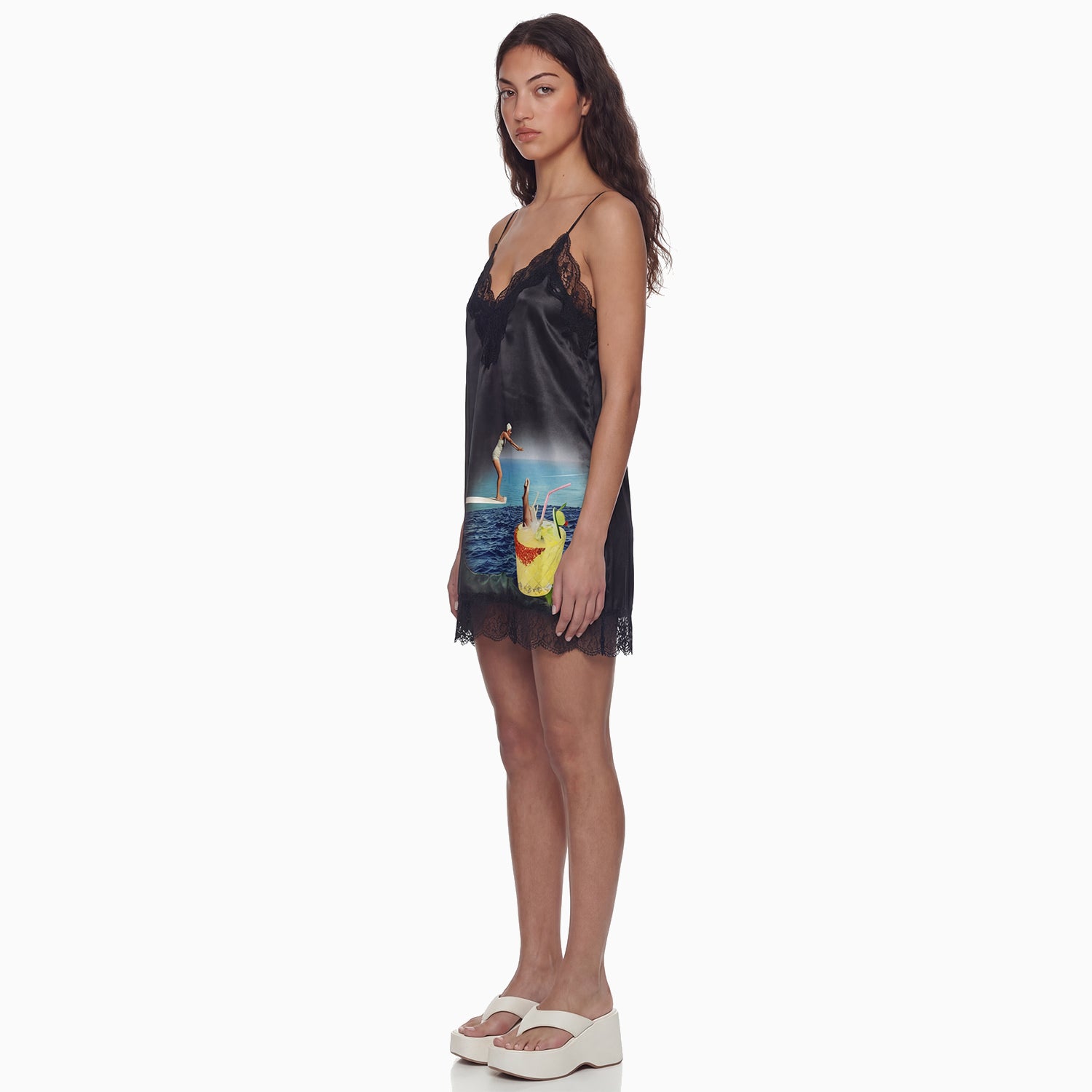 Vestido Cetim Caipirinha