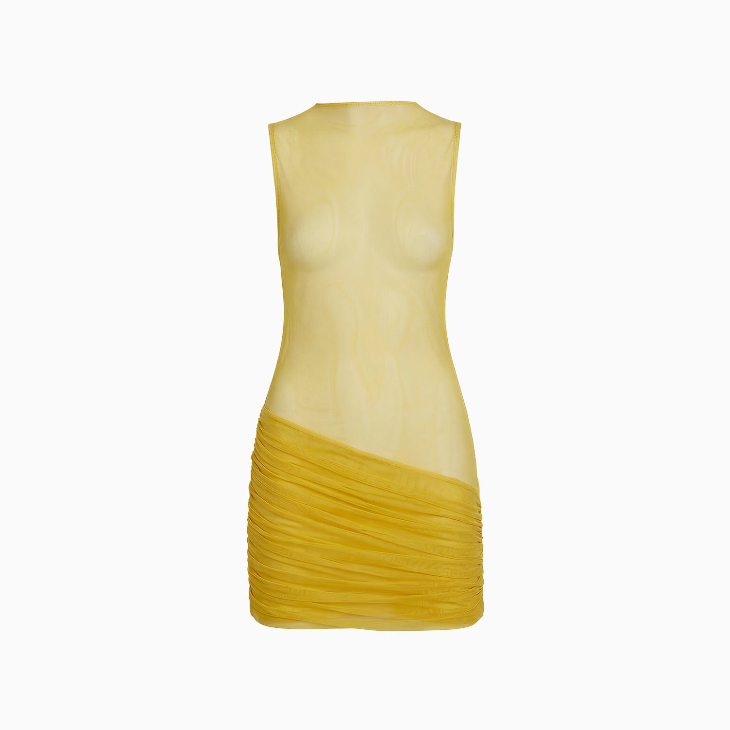 Vestido Drapeado Tule Hexa