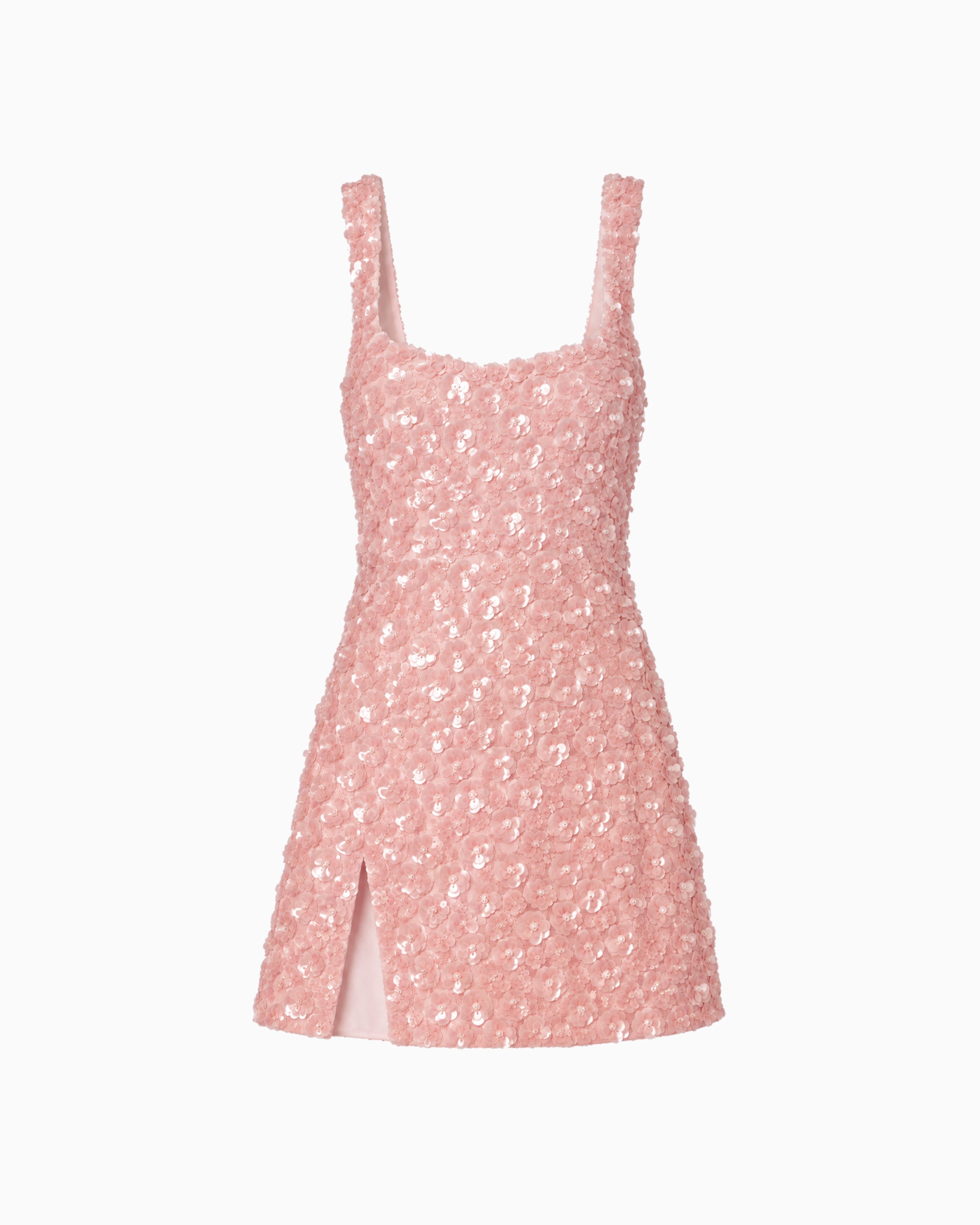 Vestido Paetê Floral