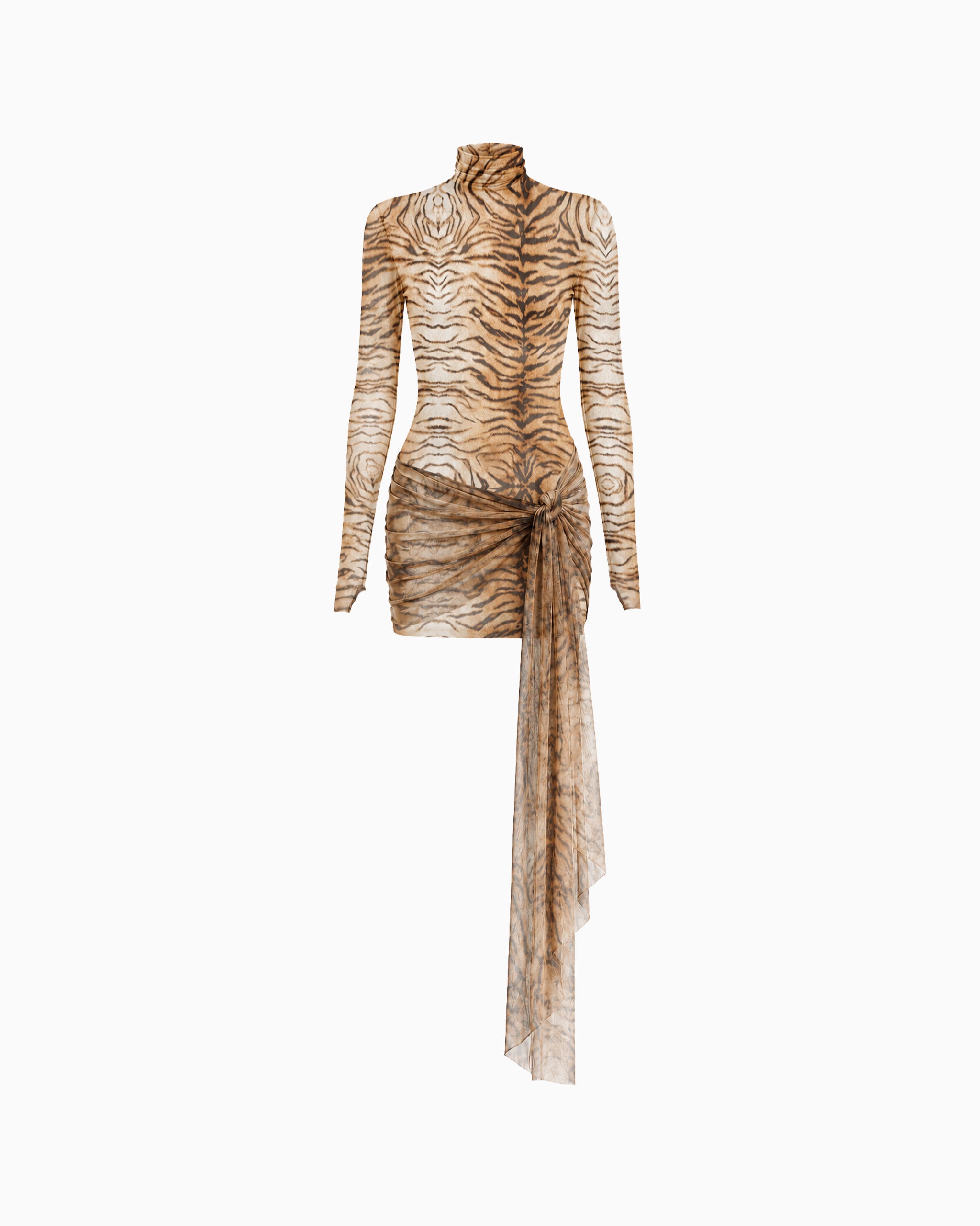 Vestido Tule Animal Print