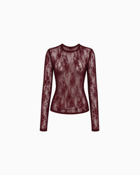 Blusa Manga Longa Renda Haze