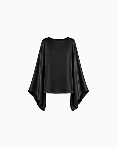 Blusa Manga Morcego Crepe ivo