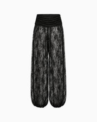 Calça Aladim Pala Drapeada Renda Haze