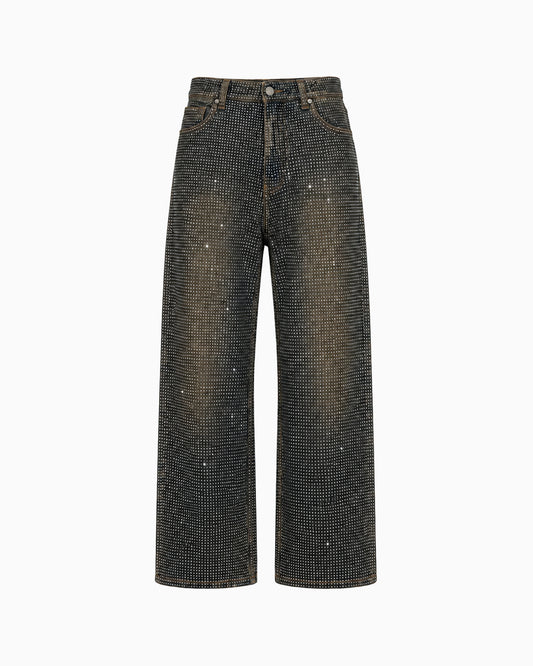 Calça Jeans Strass